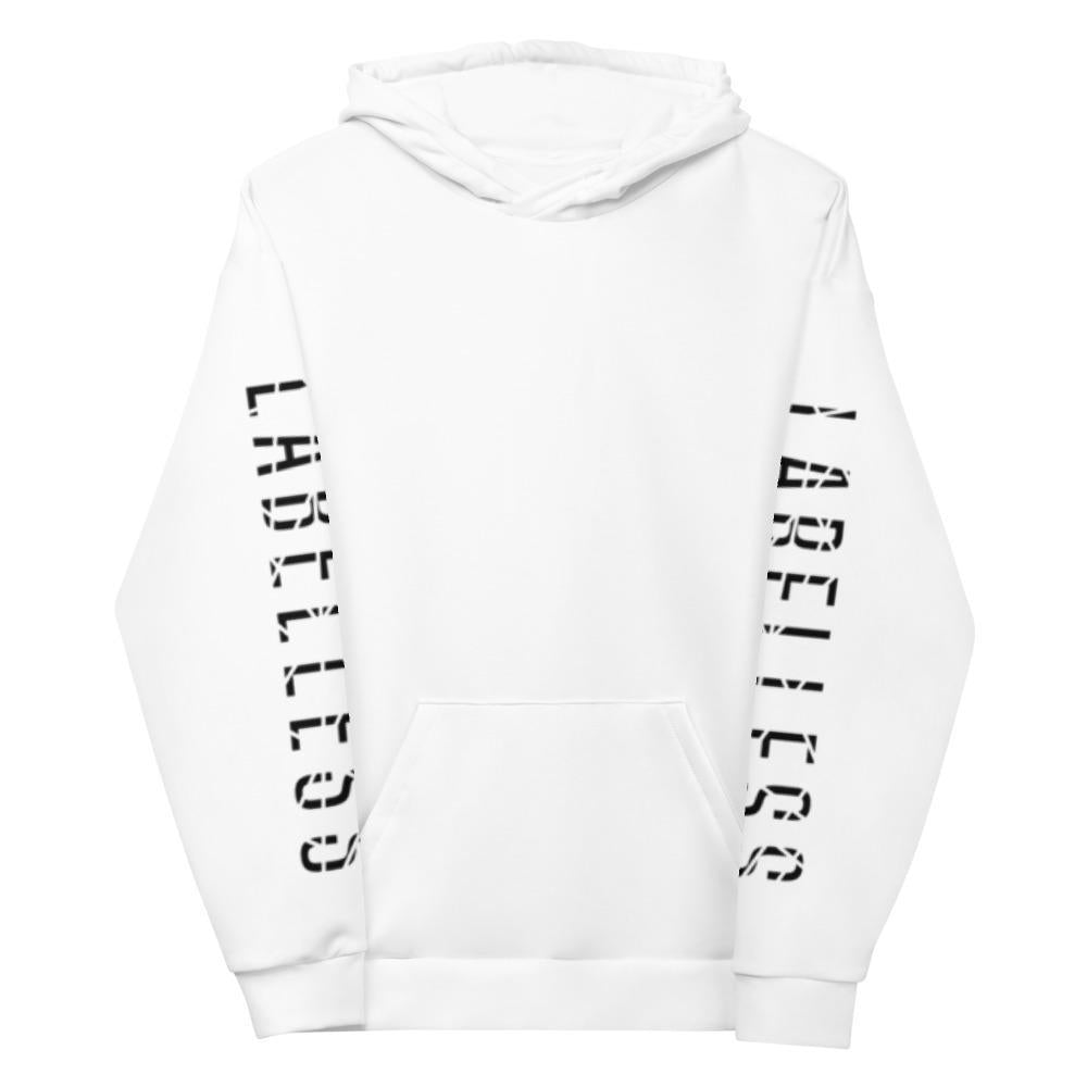 Interlaced ‘LABELLESS’ Hoodie x White