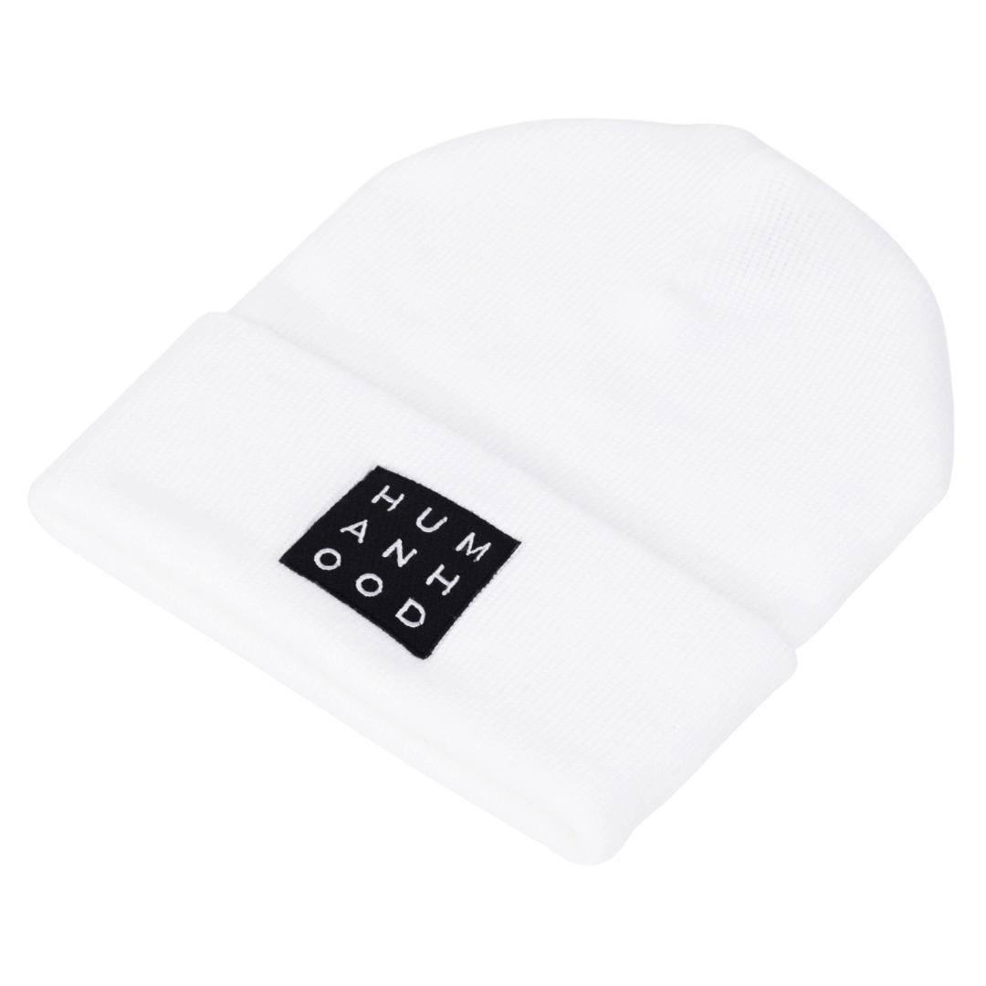 HUMANHOOD beanie - White x Black