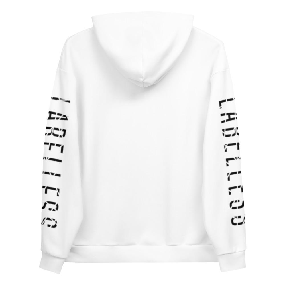 Interlaced ‘LABELLESS’ Hoodie x White