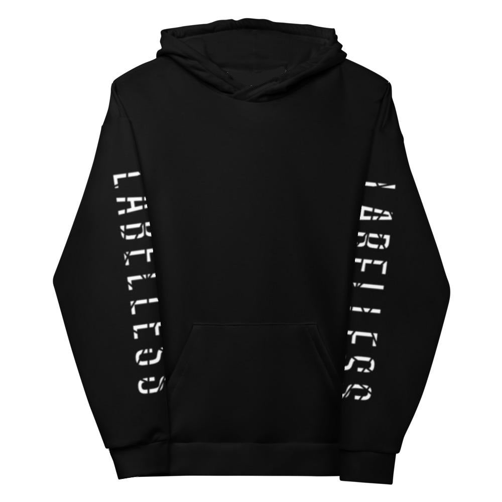 Interlaced 'LABELLESS' Hoodie x Black PFOD