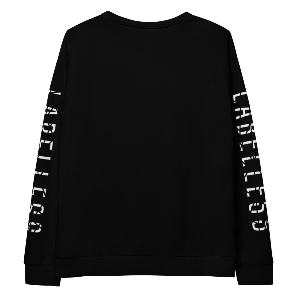 Interlaced 'LABELLESS' Crewneck Sweater x Black